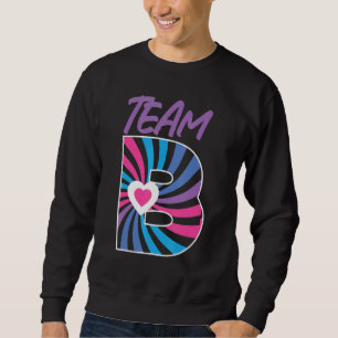Bisexual Bi Pride Flag Team B 1 Sweatshirt