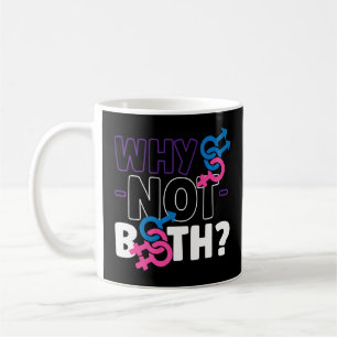 Bisexual Bi Pride Flag Why Not Both    Coffee Mug