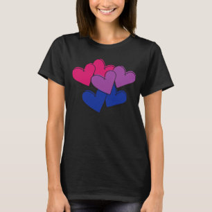 Bisexual Bi Pride Valentine's Day LGBTQ LGBT Subtl T-Shirt