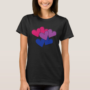 Bisexual Bi Pride Valentine's Day LGBTQ LGBT Subtl T-Shirt