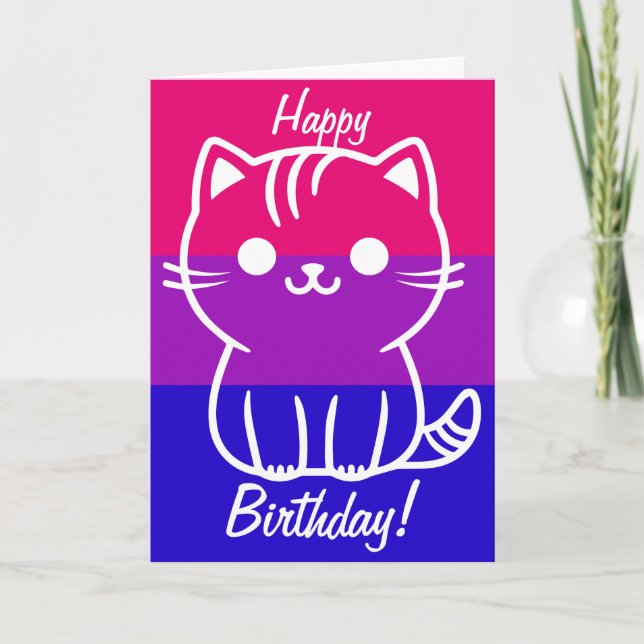 Bisexual Birthday Card (Front)
