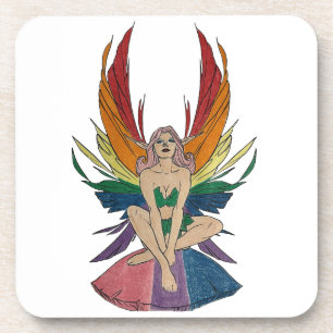 Bisexual Faerie Coaster