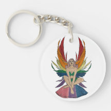 Bisexual Faerie Keychain
