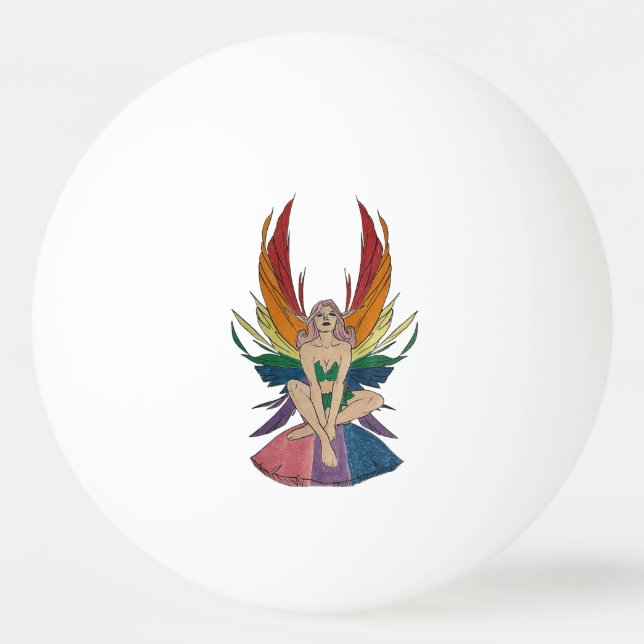 Bisexual Faerie Ping Pong Ball (Front)