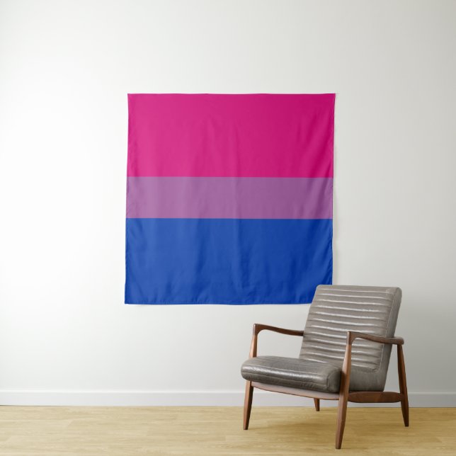 Bisexual Flag 57 x 57 Tapestry (In Situ (Horizontal))