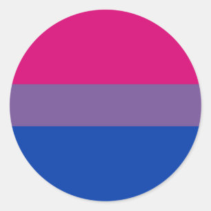 Bisexual Flag Classic Round Sticker