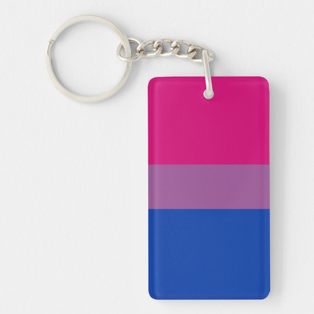 Bisexual Flag Key Ring (Front)