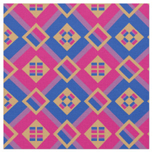 Bisexual Flag & Pride community fashion / gender F Fabric