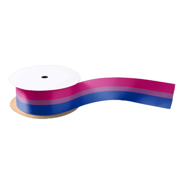 Bisexual Flag & Pride community /gender flag Satin Ribbon (Spool)
