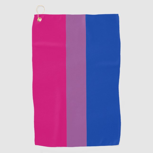 Bisexual Flag & Pride community Golf /gender flag Towel (Front)