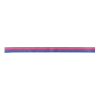 Bisexual Flag Ribbon Satin Ribbon