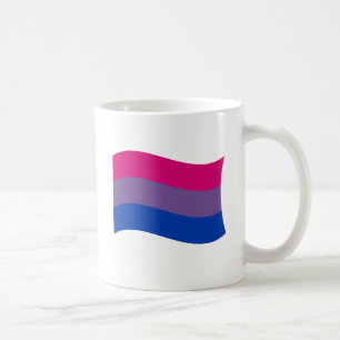 BISEXUAL FLAG WAVING COFFEE MUG