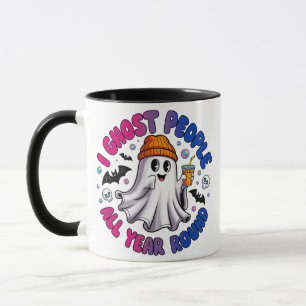 Bisexual Funny Halloween – I Ghost People Mug