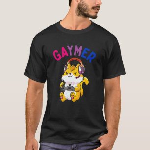 Bisexual Gaymer Geek Pride Lgbt Video Game Lovers  T-Shirt