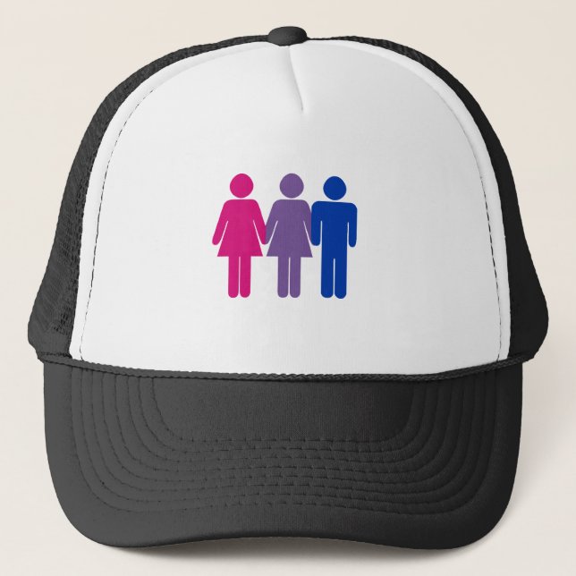 Bisexual Girl Trucker Hat (Front)