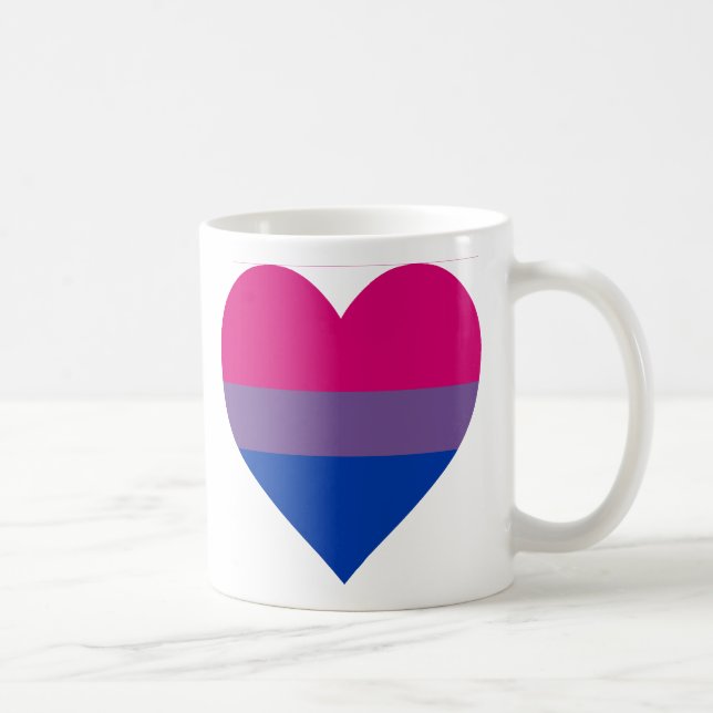"Bisexual Heart" Mug (Right)