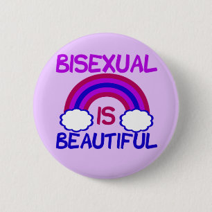 Bisexual Is Beautiful 6 Cm Round Badge