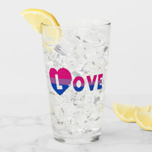 Bisexual LOVE Glass