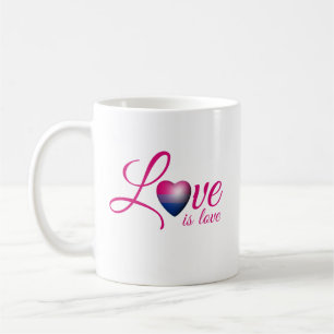 BISEXUAL LOVE IS -.png Coffee Mug