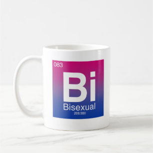 Bisexual Periodic Table Element Coffee Mug