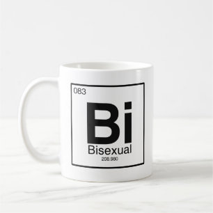 Bisexual Periodic Table Element Coffee Mug