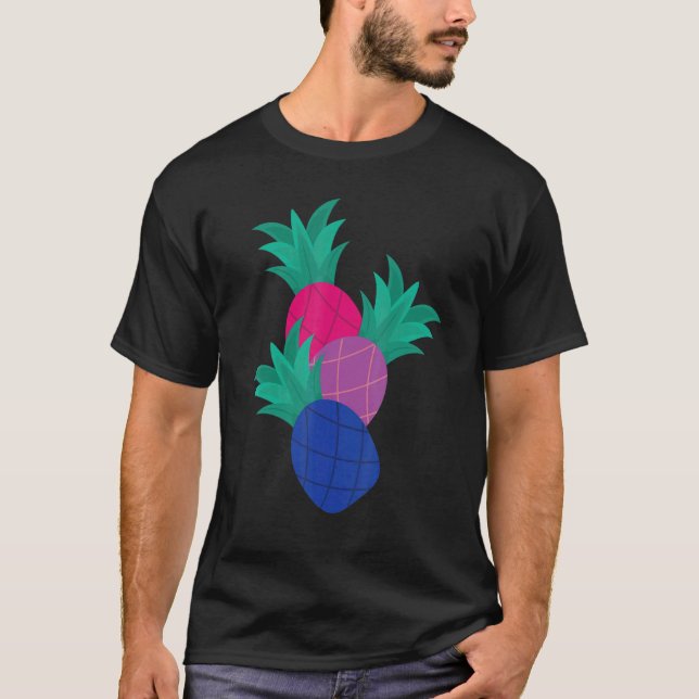 Bisexual Pineapples Bisexual 1 T-Shirt (Front)