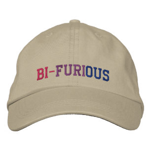Bisexual Power BI-FURIOUS LGBT Pride Embroidered Hat