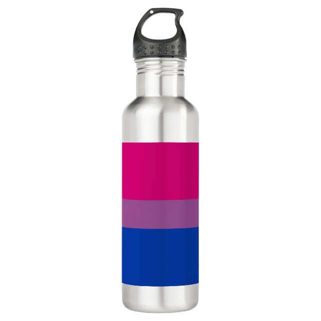 Bisexual Pride (Bi Flag) 710 Ml Water Bottle (Front)