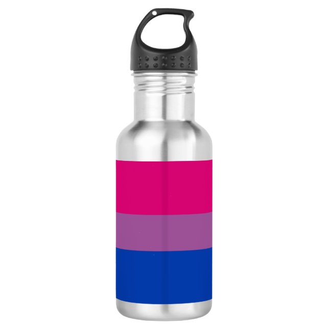 Bisexual Pride (Bi Flag) 710 Ml Water Bottle (Front)