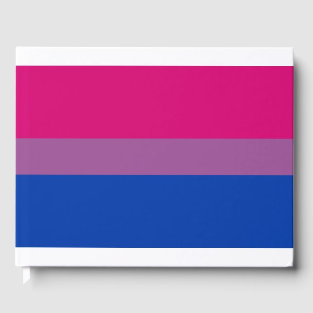 Bisexual Pride (Bi Flag) Guest Book (Front)