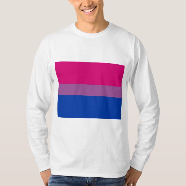 Bisexual Pride (Bi Flag) T-Shirt (Front)