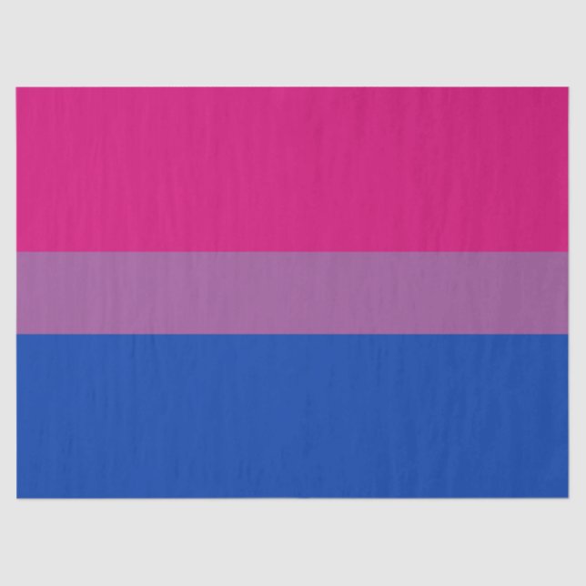 Bisexual Pride (Bi Flag) Tissue Paper (Front)