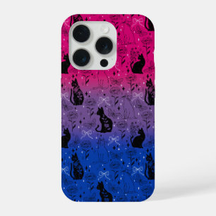Bisexual Pride Black Cat - Mystical Witchy iPhone 15 Pro Case