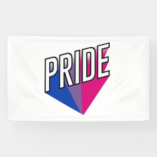 Bisexual Pride Burst Banner