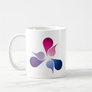 BISEXUAL PRIDE BURST -.png Coffee Mug