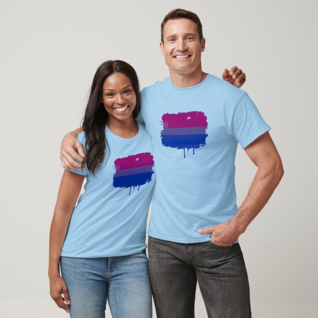 Bisexual Pride Colours T-Shirt (Unisex)