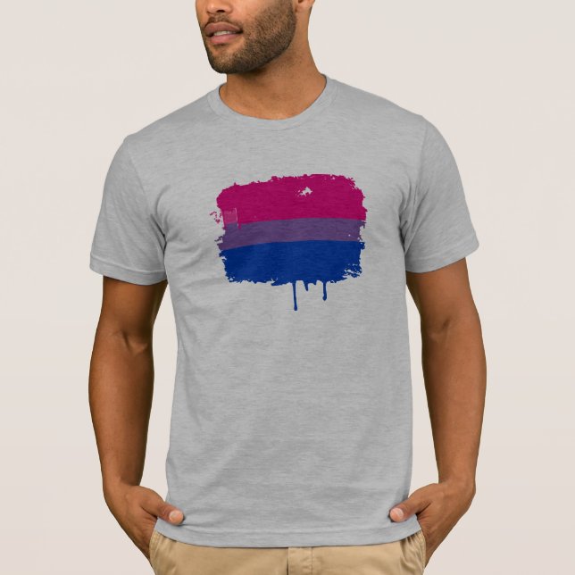 Bisexual Pride Colours T-Shirt (Front)