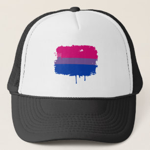 Bisexual Pride Colours Trucker Hat