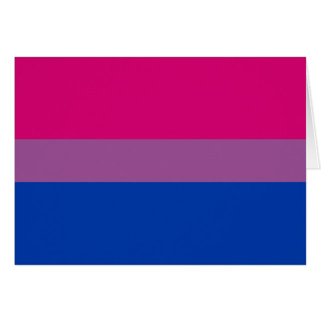 Bisexual Pride Flag (Front Horizontal)