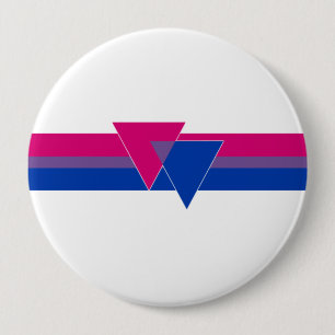 Bisexual Pride Flag 10 Cm Round Badge