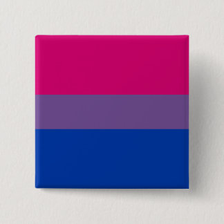 Bisexual Pride Flag 15 Cm Square Badge