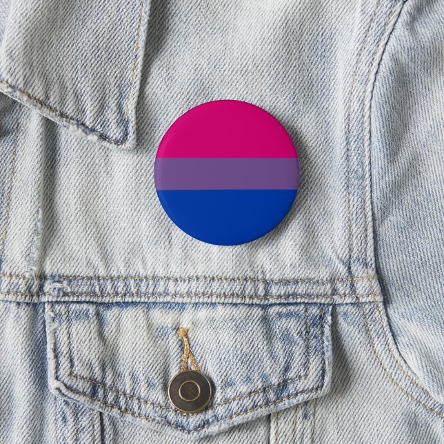 Bisexual Pride Flag 6 Cm Round Badge (Creator Uploaded)