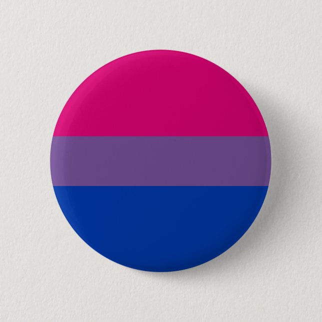 Bisexual Pride Flag 6 Cm Round Badge (Front)