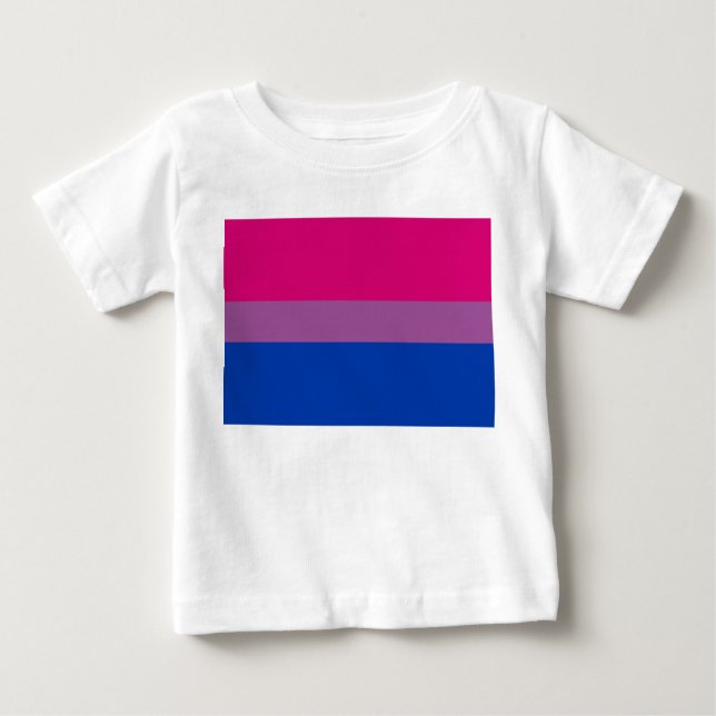 Bisexual Pride Flag Baby T-Shirt (Front)