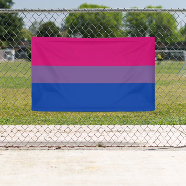 Bisexual Pride Flag Banner (Insitu)