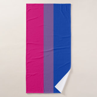Bisexual Pride Flag Bath Towel