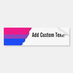 Bisexual Pride Flag Bumper Sticker