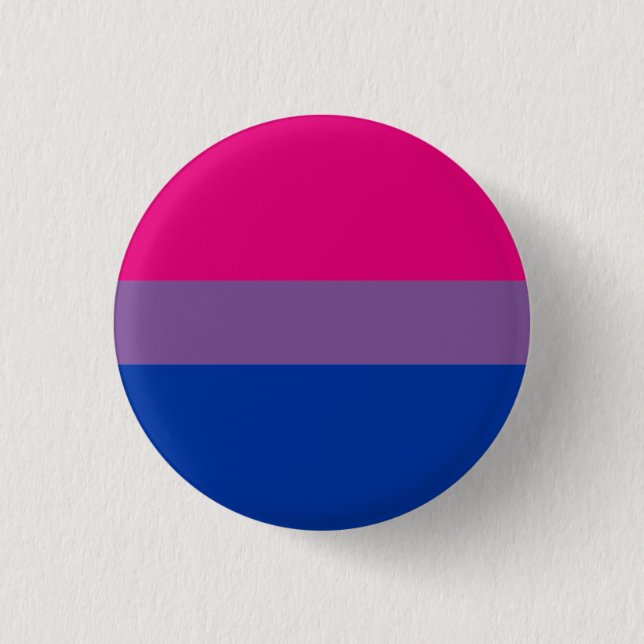 Bisexual Pride Flag Button (Front)