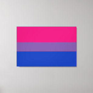 Bisexual Pride Flag Canvas Print