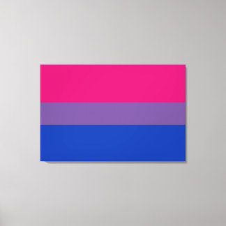Bisexual Pride Flag Canvas Print